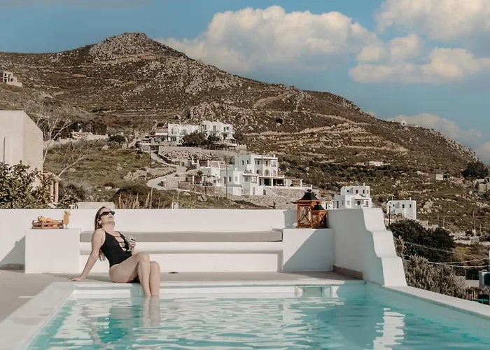 빌라 Of Roses In Naxos - Private With Pool *